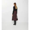 Midi kilt z vlněné směsi s kostkovaným vzorem Midi kilt z vlněné směsi s kostkovaným vzorem