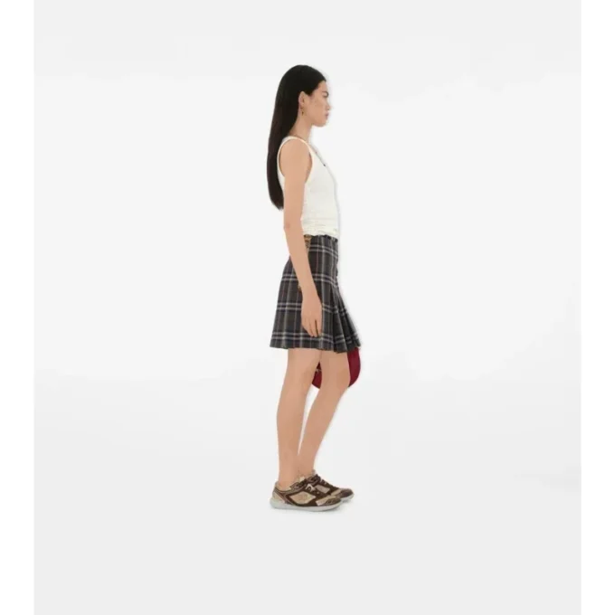 Mini kilt z vlny s kostkovaným vzorem Mini kilt z vlny s kostkovaným vzorem