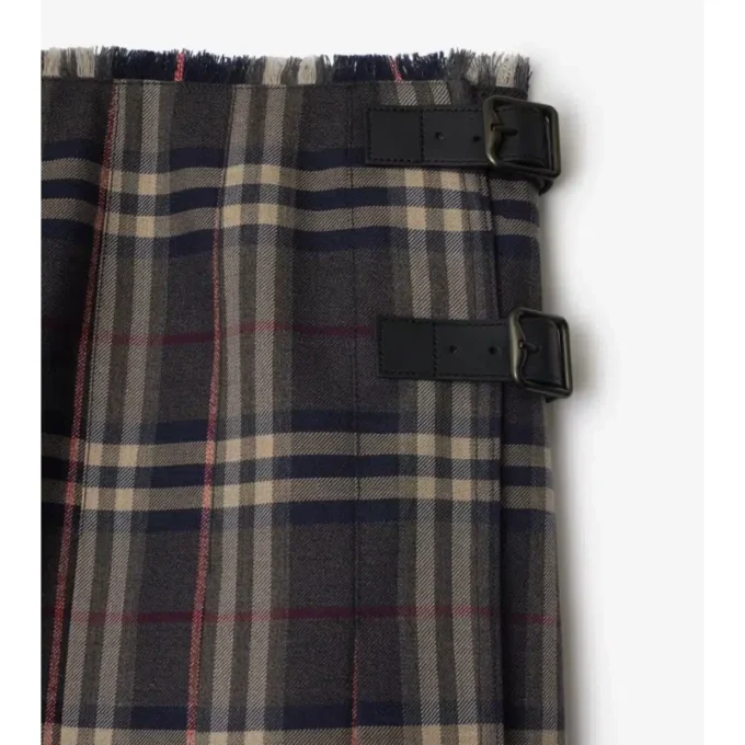 Mini kilt z vlny s kostkovaným vzorem Mini kilt z vlny s kostkovaným vzorem