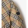 Nylonová péřová bunda s kapucí a vzorem Burberry Nylonová péřová bunda s kapucí a vzorem Burberry