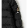 Nylonový péřový kabát s kapucí Nylonový péřový kabát s kapucí