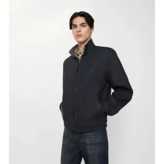 Oboustranná bavlněná bunda Harrington