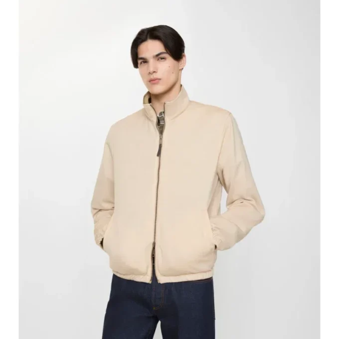 Oboustranná bavlněná bunda Harrington Oboustranná bavlněná bunda Harrington