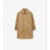 Oboustranný Car Coat z gabardínu s kostkovaným vzorem Oboustranný Car Coat z gabardínu s kostkovaným vzorem