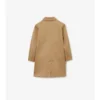 Oboustranný Car Coat z gabardínu s kostkovaným vzorem Oboustranný Car Coat z gabardínu s kostkovaným vzorem