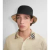 Oboustranný klobouk typu bucket z Gabardine Oboustranný klobouk typu bucket z Gabardine