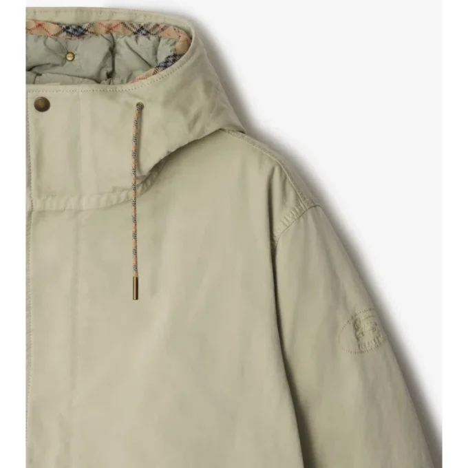 Odnímatelná zateplená parka z nylonové směsi