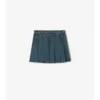 Plisovaná Denim minisukně Plisovaná Denim minisukně