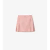 Plisovaná mini sukně z elastického nylonu