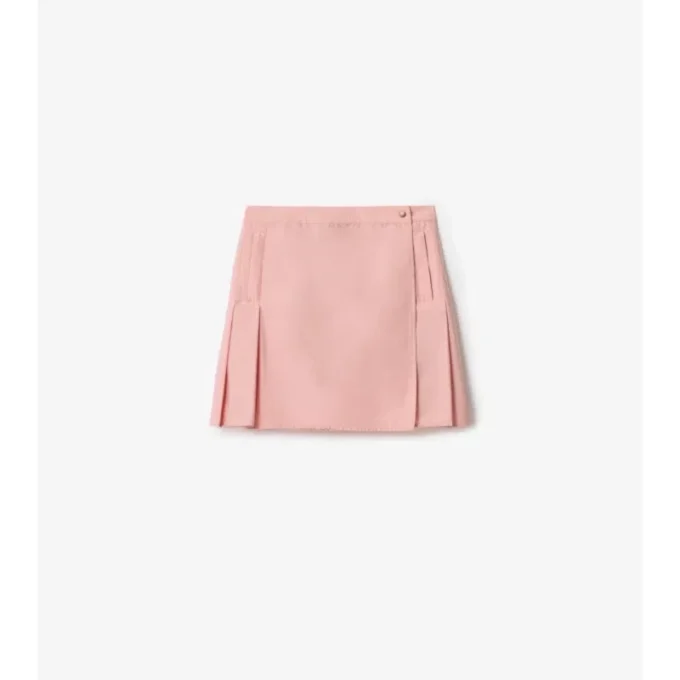Plisovaná mini sukně z elastického nylonu
