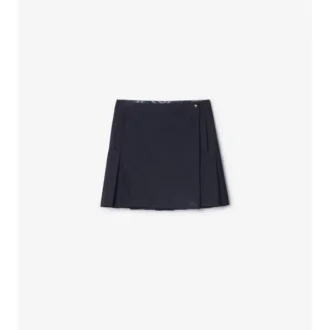 Plisovaná mini sukně z elastického nylonu