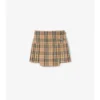 Plisovaný vlněný mini kilt s kostkovaným vzorem Plisovaný vlněný mini kilt s kostkovaným vzorem
