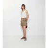 Plisovaný vlněný mini kilt s kostkovaným vzorem Plisovaný vlněný mini kilt s kostkovaným vzorem