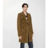 Polodlouhý Trench Coat Lawshall z semišové kůže s paisley vzorem Polodlouhý Trench Coat Lawshall z semišové kůže s paisley vzorem