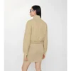 Prošívaná bomber bunda z gabardínu