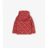 Pufferový kabát s kapucí a vzorem Burberry Pufferový kabát s kapucí a vzorem Burberry