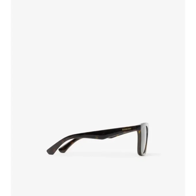 Sluneční brýle s čtvercovými skly a reliéfním vzorem Burberry Sluneční brýle s čtvercovými skly a reliéfním vzorem Burberry