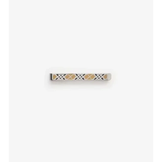 Spona na kravatu s emailovým vzorem Burberry