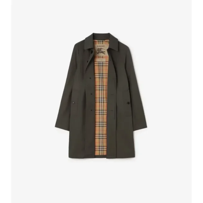 Středně dlouhý Car Coat Camden z Tropical Gabardine Středně dlouhý Car Coat Camden z Tropical Gabardine