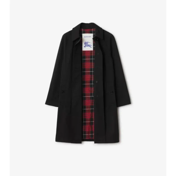 Středně dlouhý Car Coat z gabardínu Středně dlouhý Car Coat z gabardínu