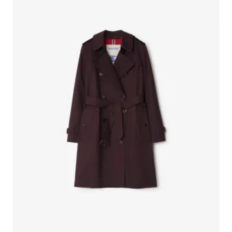 Středně dlouhý gabardénový Kensington Trench Coat Středně dlouhý gabardénový Kensington Trench Coat