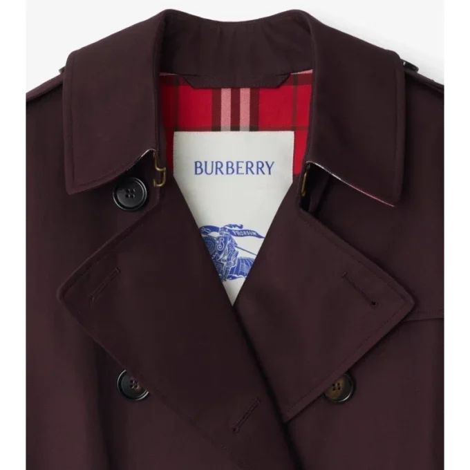 Středně dlouhý gabardénový Kensington Trench Coat Středně dlouhý gabardénový Kensington Trench Coat
