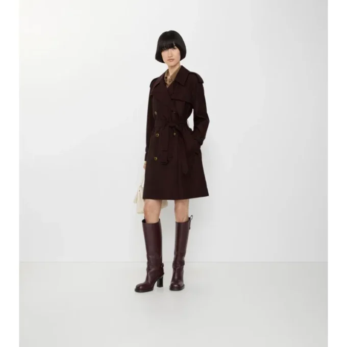 Středně dlouhý gabardénový Trench Coat Castleford Středně dlouhý gabardénový Trench Coat Castleford