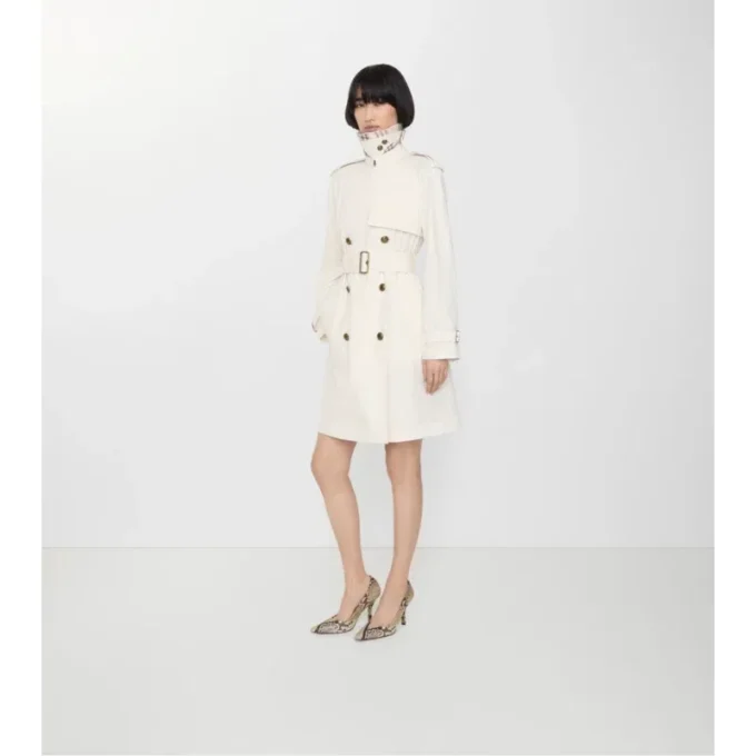 Středně dlouhý lehký bavlněný Trench Coat Belgravia Středně dlouhý lehký bavlněný Trench Coat Belgravia