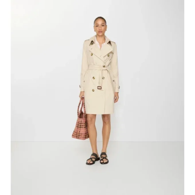 Středně dlouhý Tropical Gabardine Trench Coat Kensington Středně dlouhý Tropical Gabardine Trench Coat Kensington