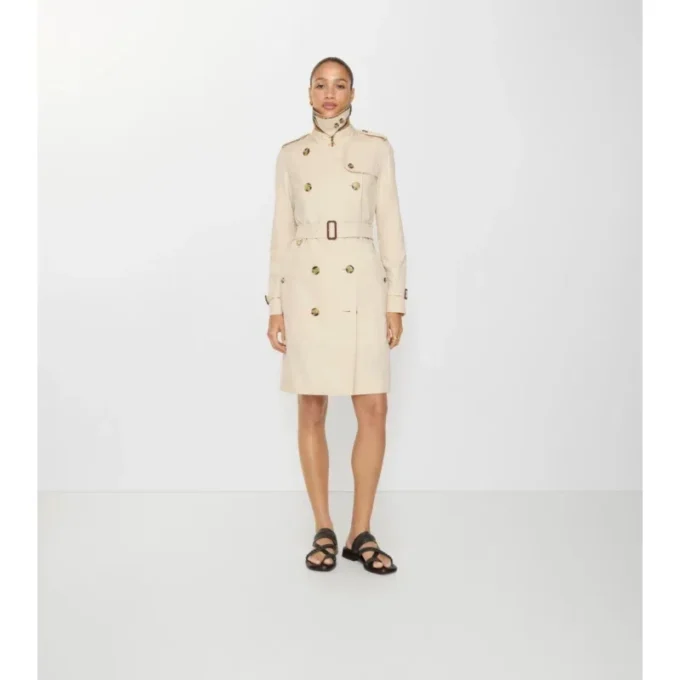 Středně dlouhý Tropical Gabardine Trench Coat Kensington Středně dlouhý Tropical Gabardine Trench Coat Kensington