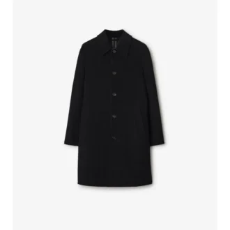 Středně dlouhý vlněný Car Coat Středně dlouhý vlněný Car Coat
