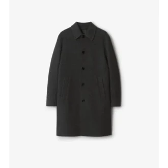 Středně dlouhý vlněný Car Coat Středně dlouhý vlněný Car Coat