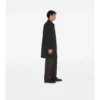 Středně dlouhý vlněný Car Coat Středně dlouhý vlněný Car Coat