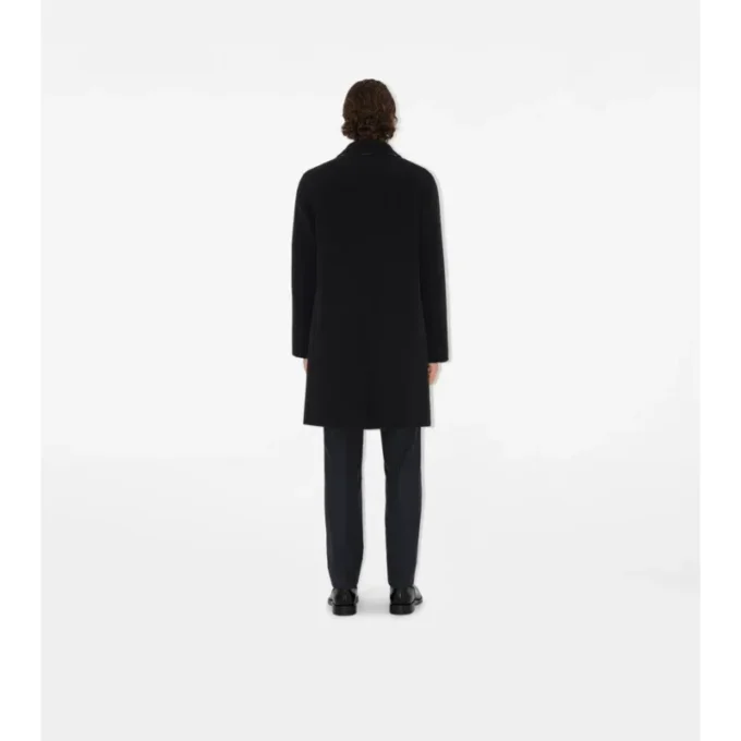 Středně dlouhý vlněný Car Coat Středně dlouhý vlněný Car Coat