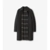 Středně dlouhý vlněný Car Coat Středně dlouhý vlněný Car Coat