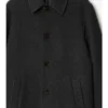Středně dlouhý vlněný Car Coat Středně dlouhý vlněný Car Coat