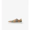 Tenisky s kostkovaným vzorem a kůží Tenisky s kostkovaným vzorem a kůží