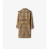 Trench Coat z bavlněného kepru s kostkovaným vzorem Trench Coat z bavlněného kepru s kostkovaným vzorem