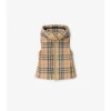 Vesta s kapucí v kostkovaném vzoru Burberry Vesta s kapucí v kostkovaném vzoru Burberry