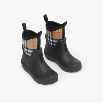 Vintage Check neoprénové a gumové boty s kostkovaným vzorem Vintage Check neoprénové a gumové boty s kostkovaným vzorem