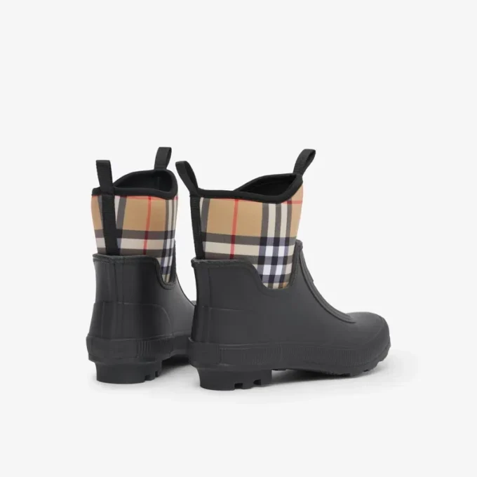 Vintage Check neoprénové a gumové boty s kostkovaným vzorem Vintage Check neoprénové a gumové boty s kostkovaným vzorem