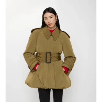Vypodložený Car Coat Berryhill s páskem Vypodložený Car Coat Berryhill s páskem