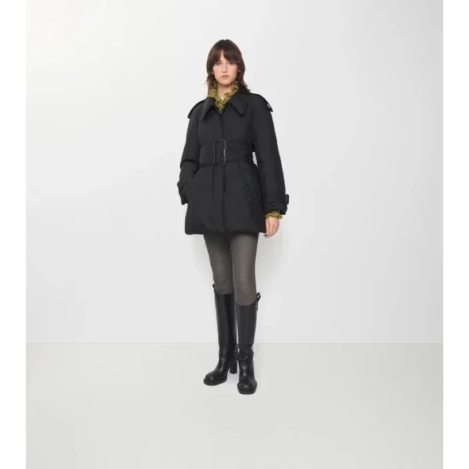 Vypodložený Car Coat Berryhill s páskem Vypodložený Car Coat Berryhill s páskem
