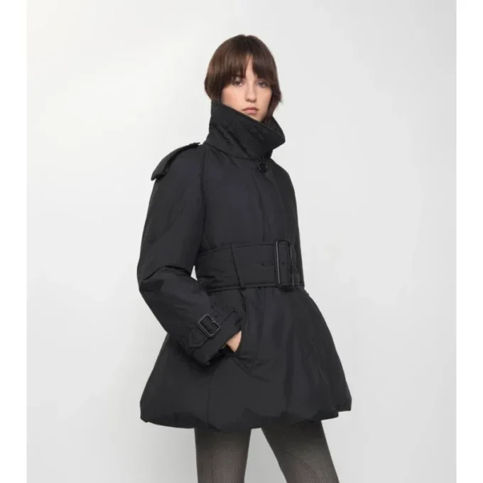 Vypodložený Car Coat Berryhill s páskem Vypodložený Car Coat Berryhill s páskem
