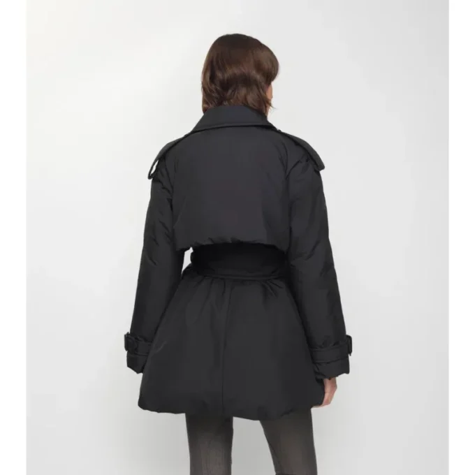Vypodložený Car Coat Berryhill s páskem Vypodložený Car Coat Berryhill s páskem